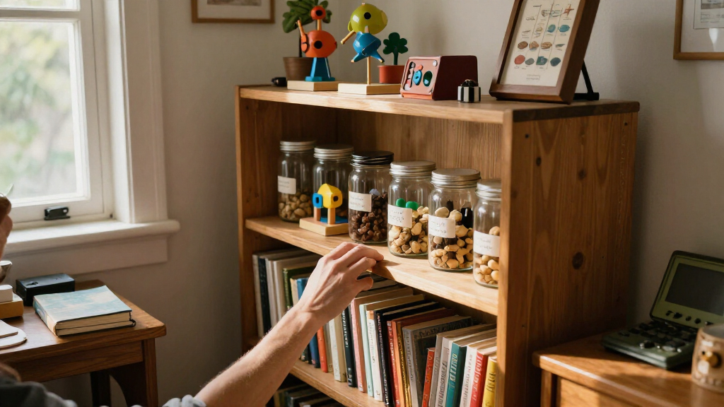 bookshelves