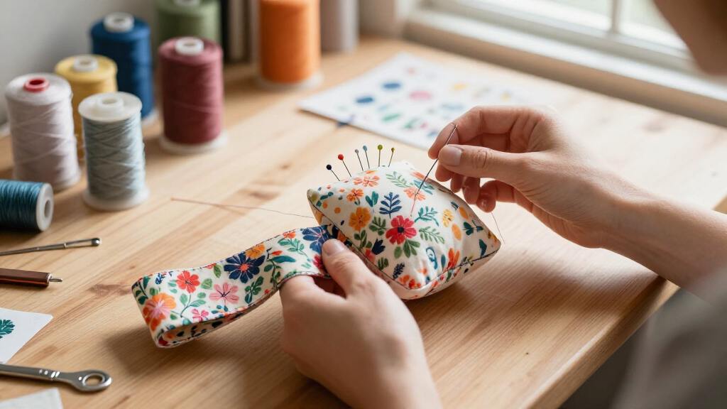 pin cushions with wrist strap