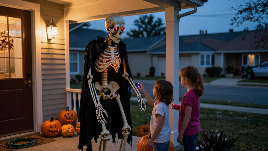 Halloween animatronic decorations