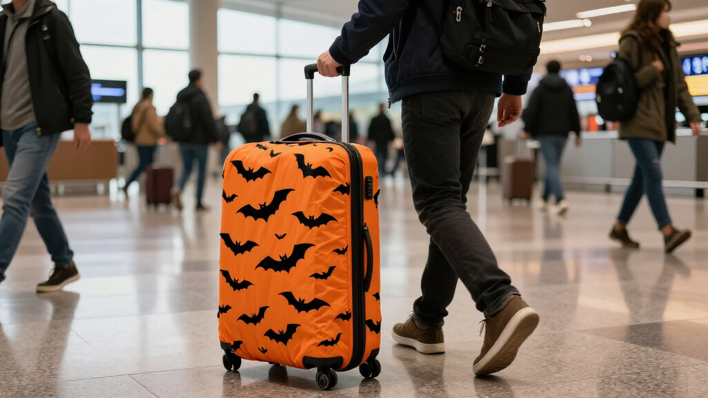 Halloween rolling luggage covers