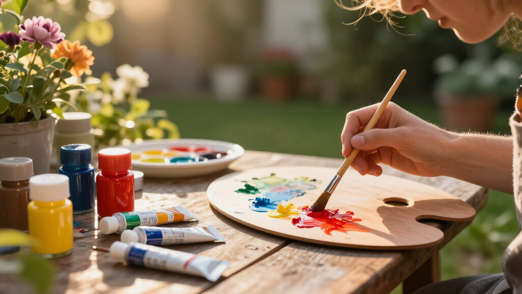acrylic paint sets for artists