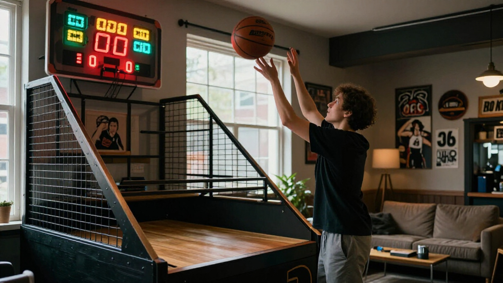 best arcade basketball game for fan cave