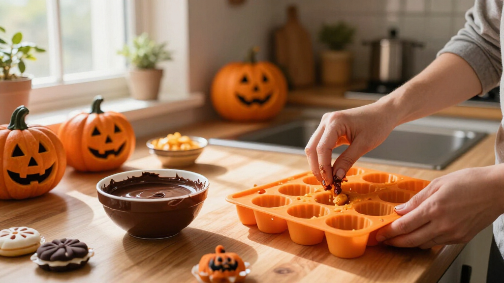 Halloween silicone baking molds