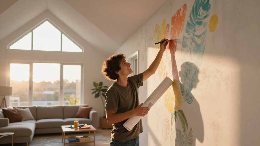 best wall mural kit for high ceilings