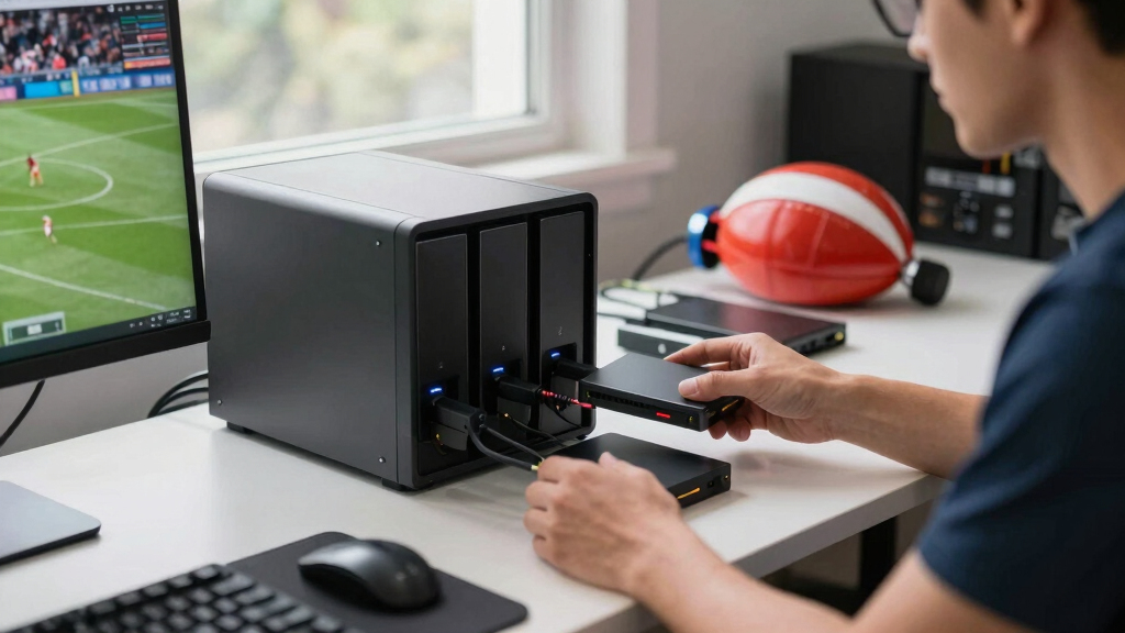 best 4 bay nas for sports footage backup