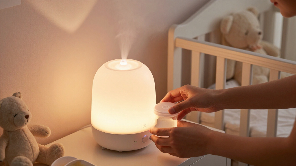 humidifiers for baby rooms with night lights