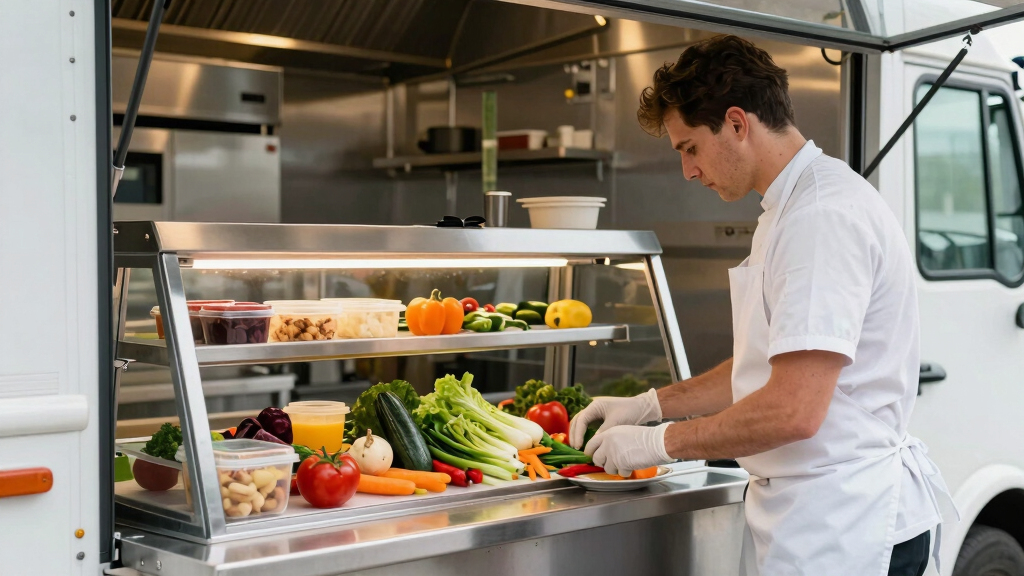 best refrigerated prep tables for food trucks