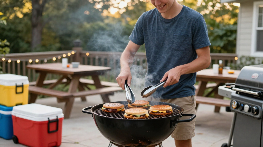 tailgating coolers and grills