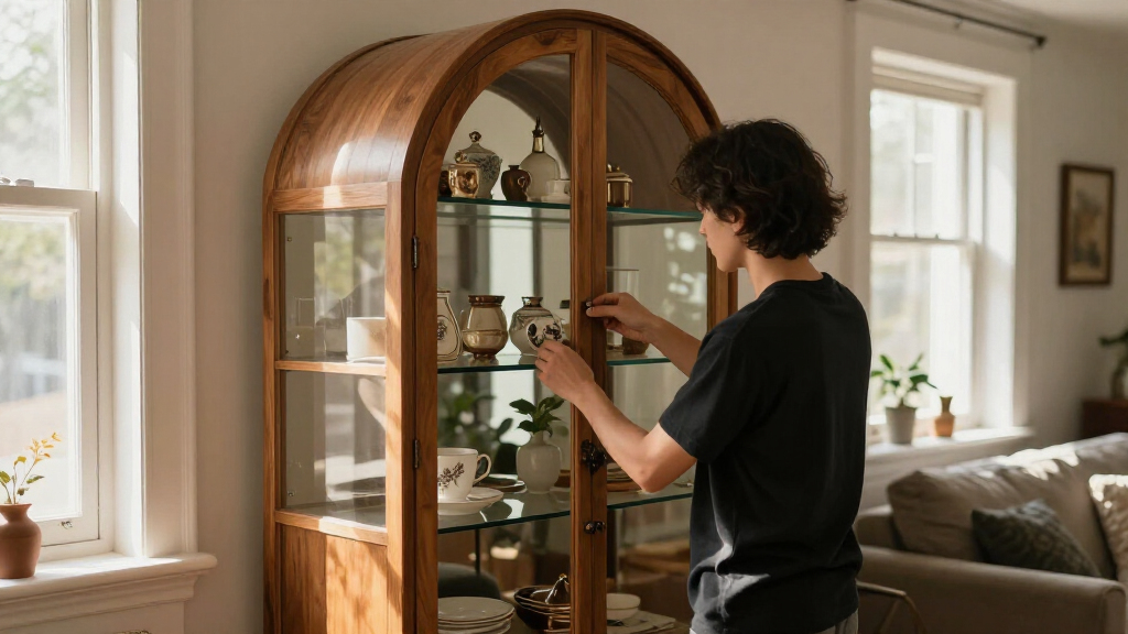 best arched display cabinet