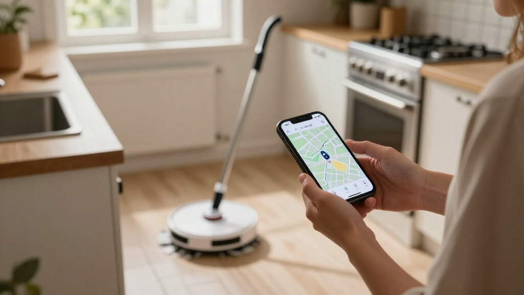 robot vacuum and mop mapping
