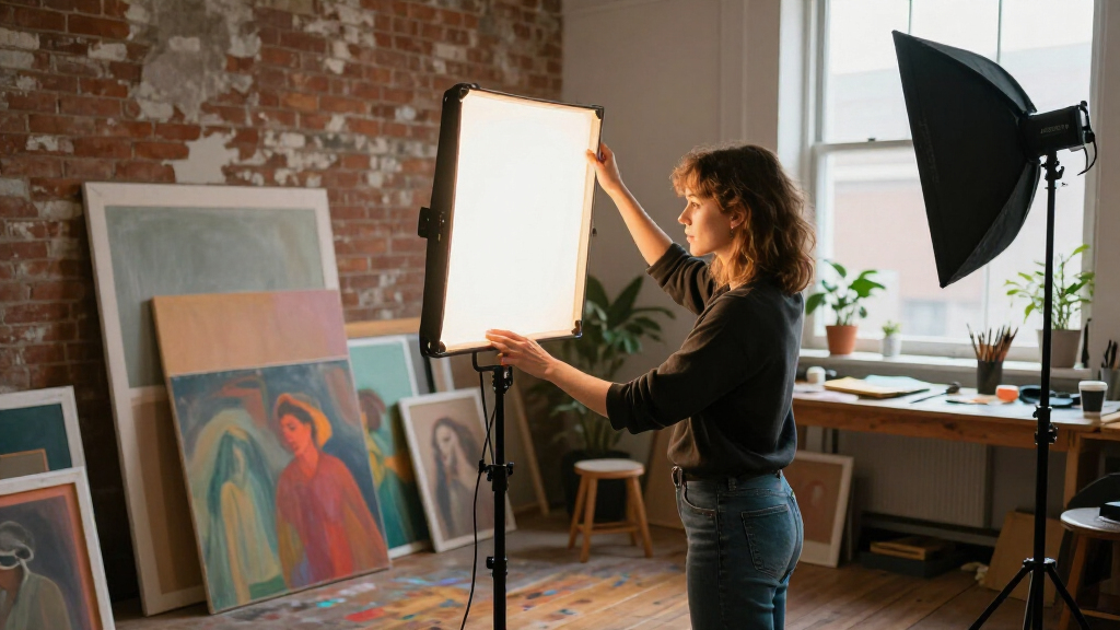 led light panel studio