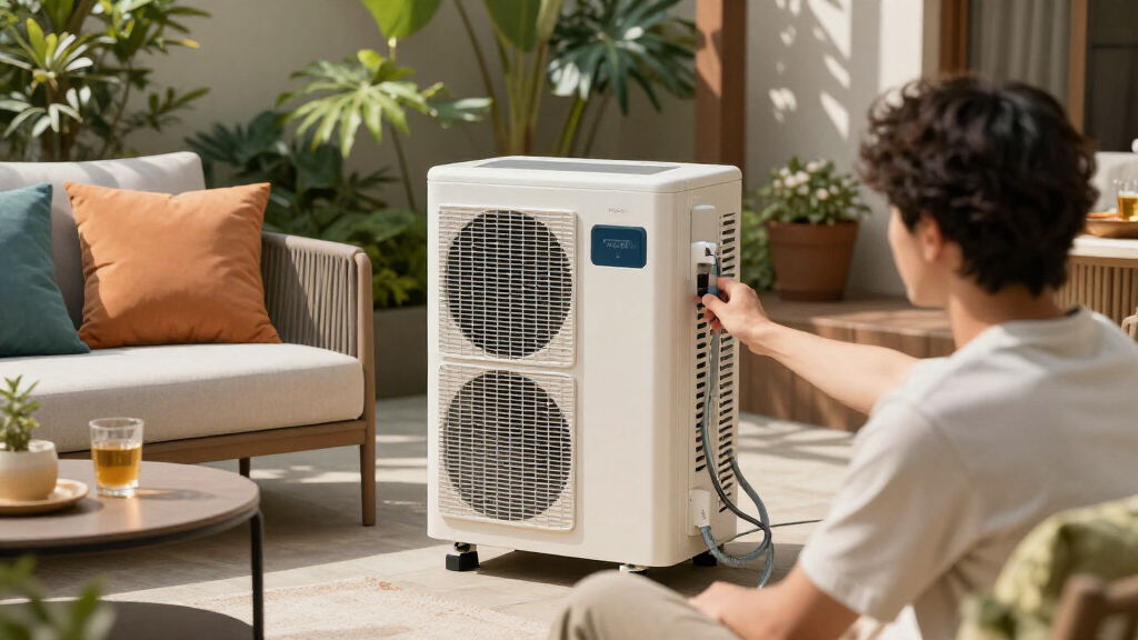 10000 btu dual hose portable air conditioner