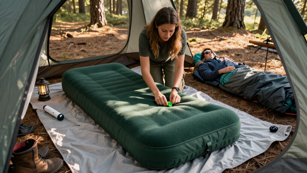 portable camping air mattresses