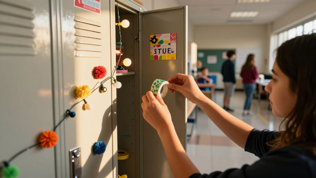 creative DIY school locker decor