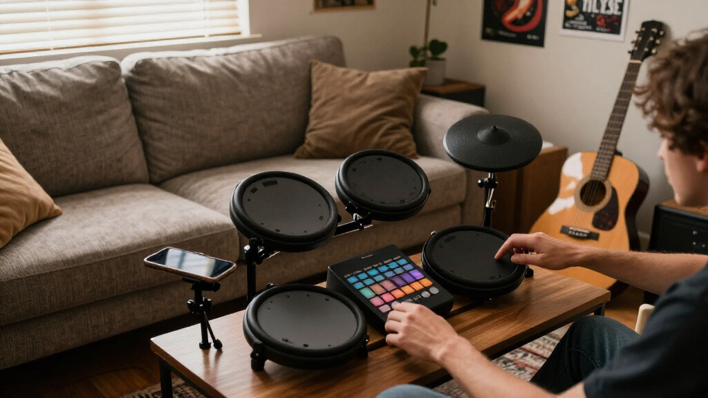 electronic drum kit for home jam sessions
