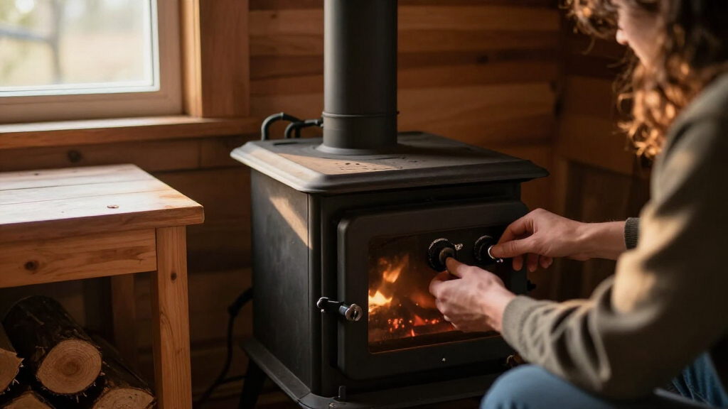 pellet stoves for offgrid cabins