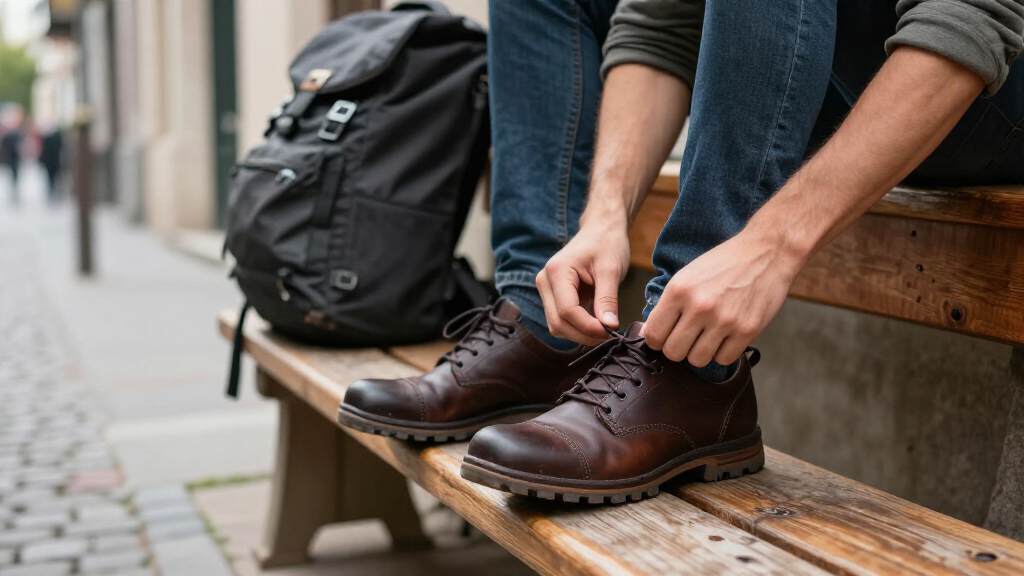 premium walking shoes for travel men