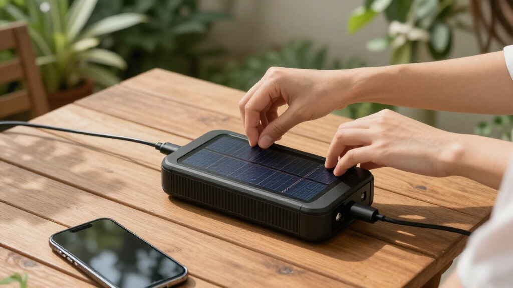 solar-powered backup battery packs