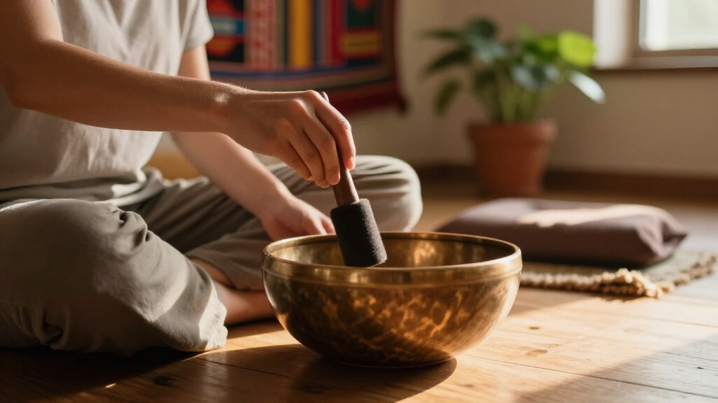 best large Tibetan singing bowl 12 inch