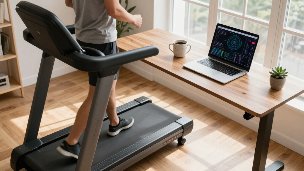 treadmill desk for home office