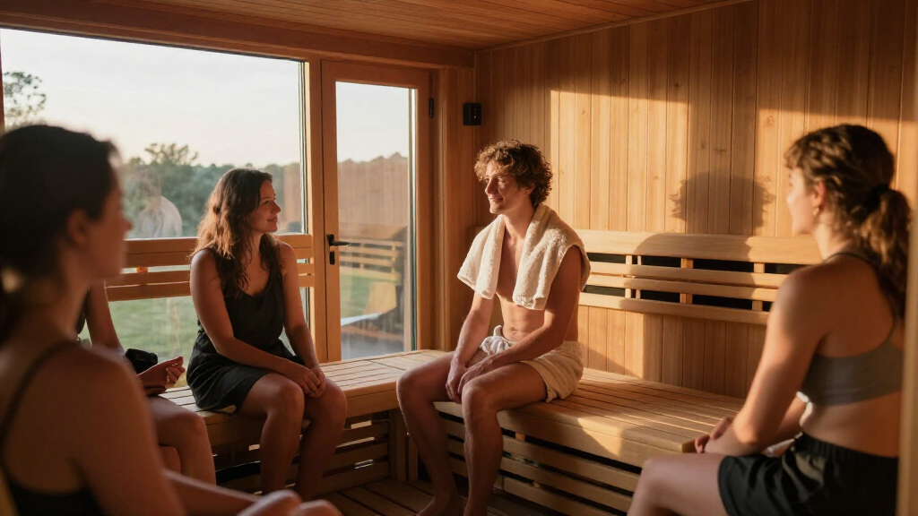 infrared saunas for 24 persons
