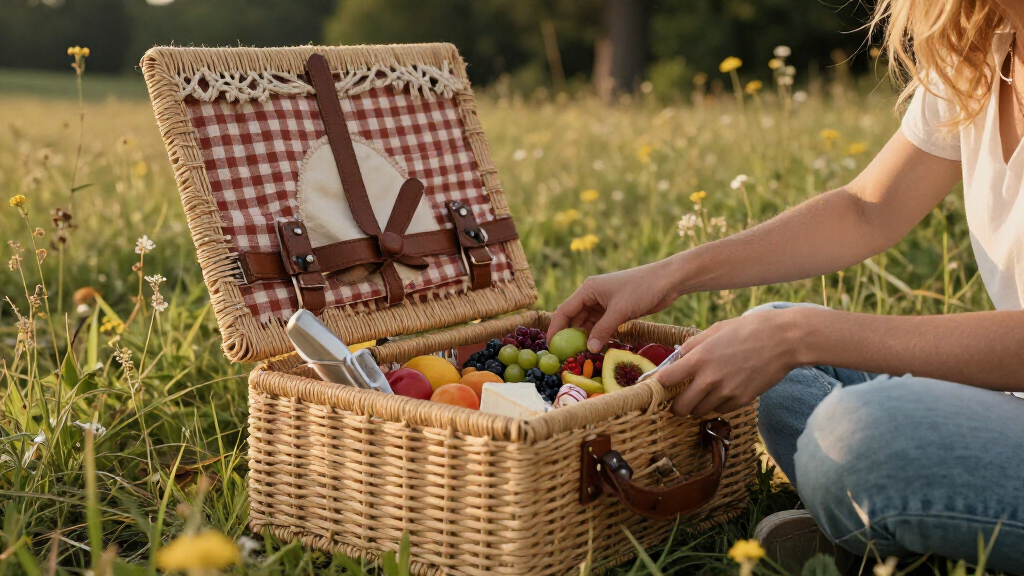 boho picnic baskets