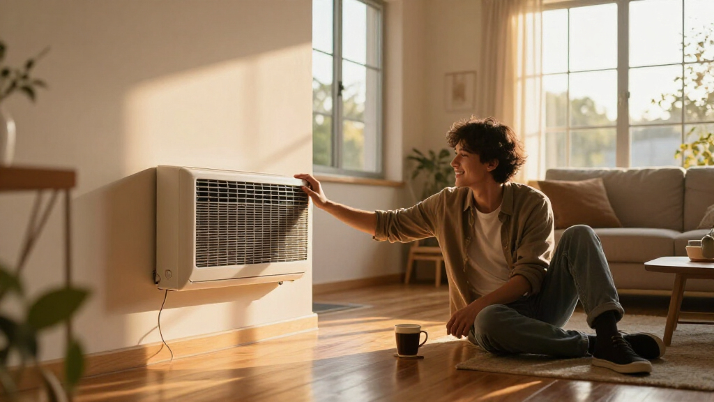 wall mounted air conditioner heater combo