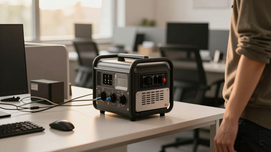 Quiet indoor generator for office use