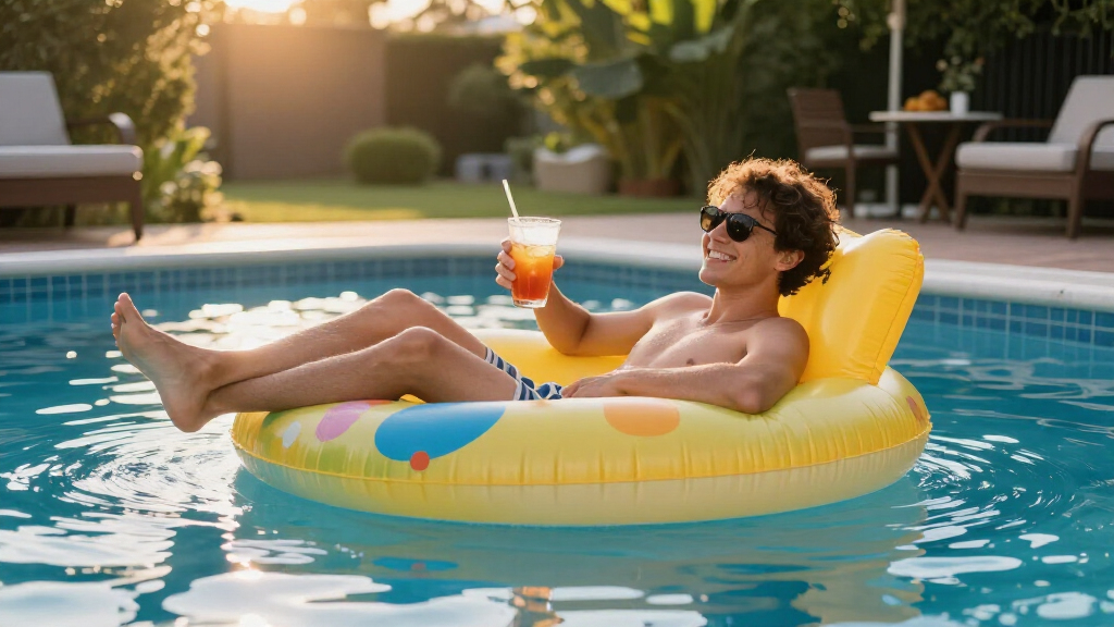 inflatable pool floats