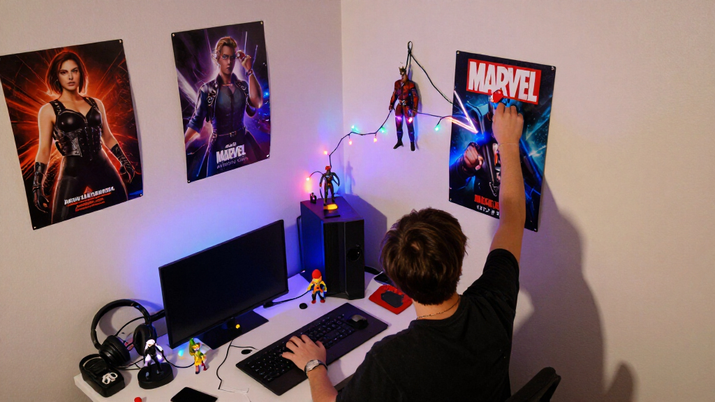 pop culture themed dorm decor