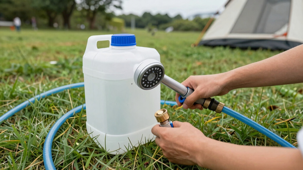 best portable shower system for families on off-grid road trips