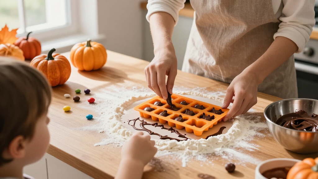 Halloween candy molds