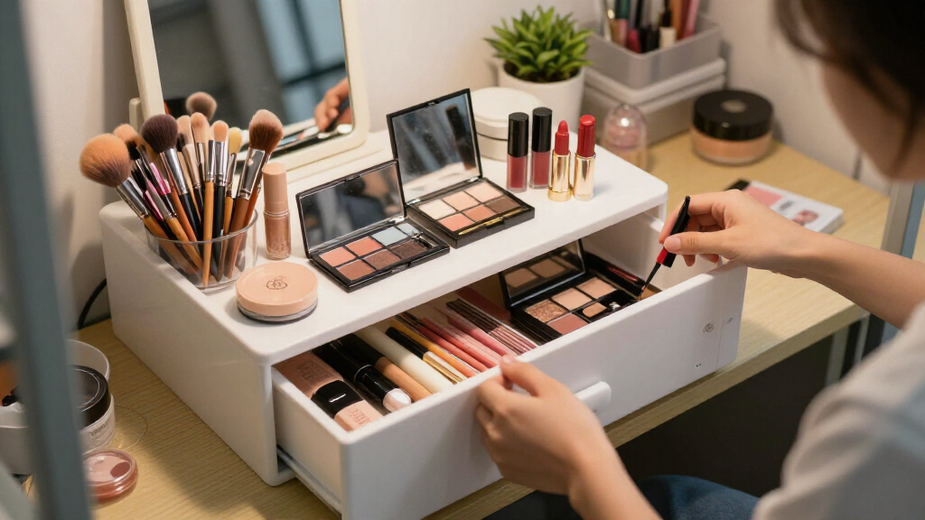 makeup organizer for dorm