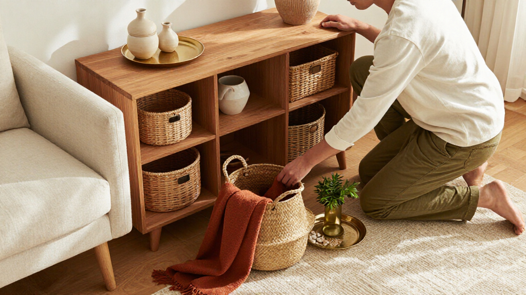 these living room decor storage finds are stunning
