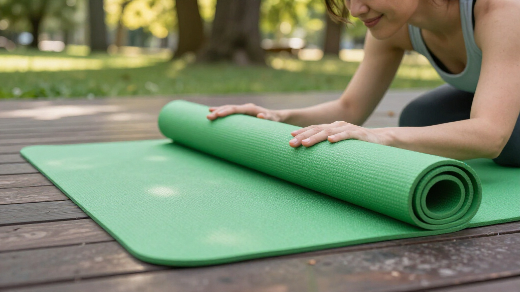compact foldable yoga mats