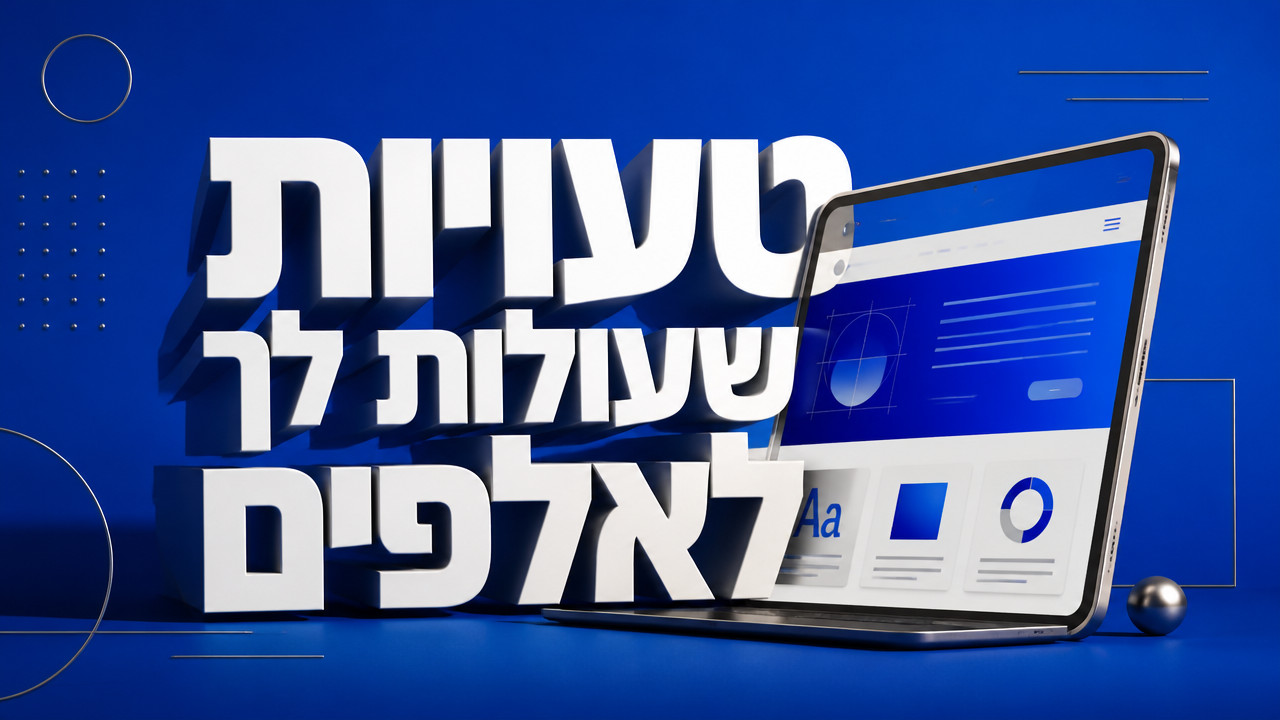 עיצוב אתר תדמית לעסקים קטנים ב־2026: מדריך מקצועי