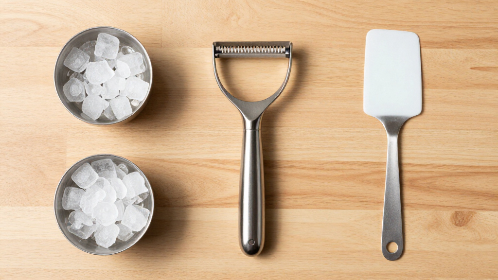 stainless steel ice shaver with high output