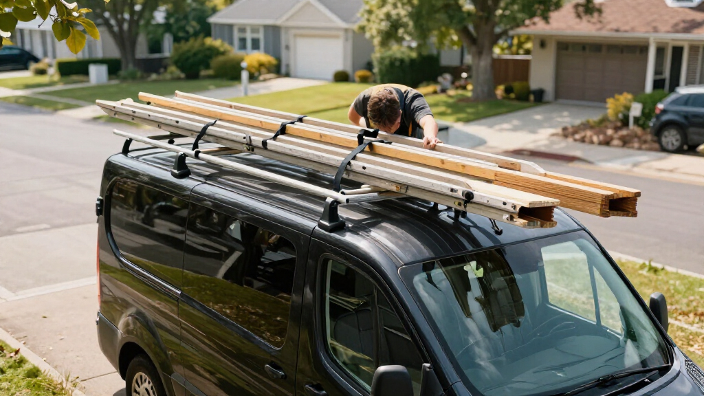 ford transit ladder rack