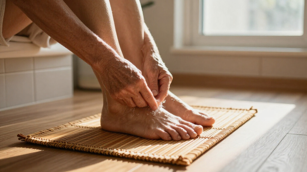 bamboo bath mats