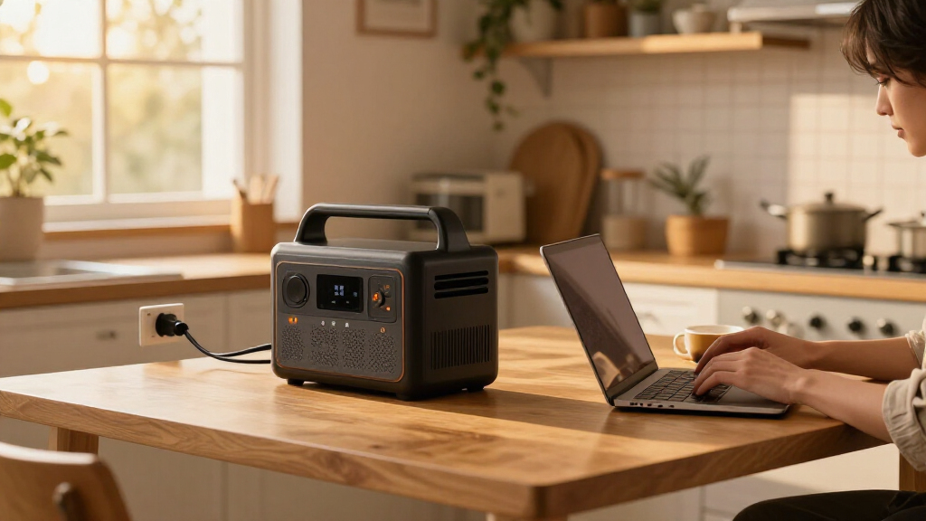 portable power station for home office backup