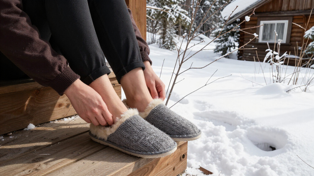 best winter hiking slippers