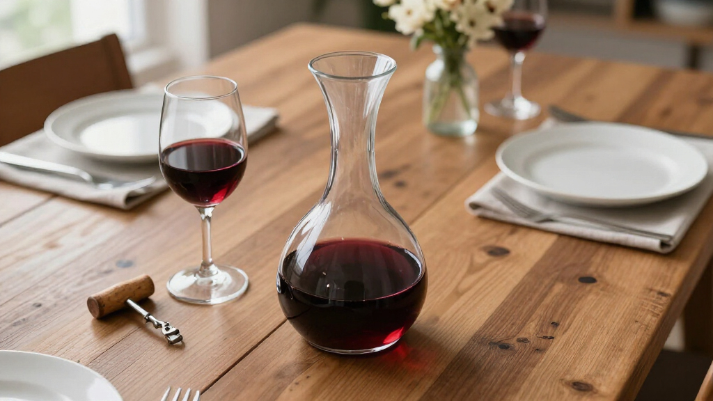 best wine decanter set crystal