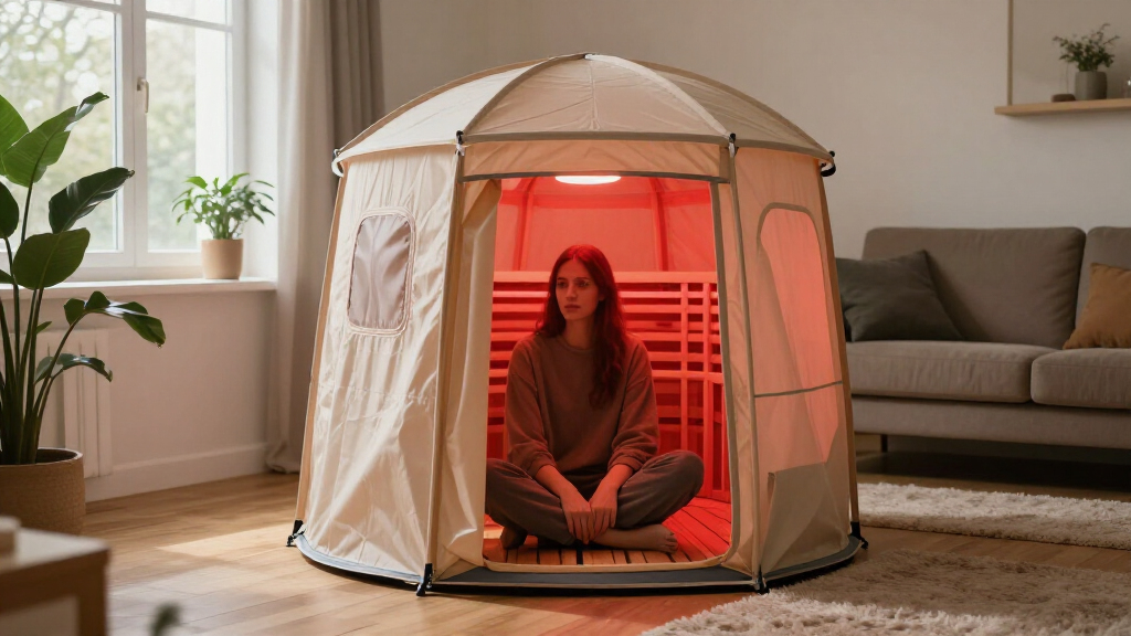 best portable infrared sauna tent for small homes