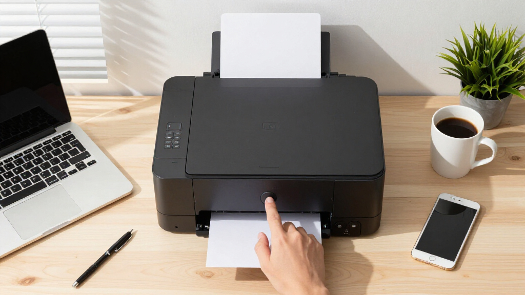 Wireless laser printer for hybrid office