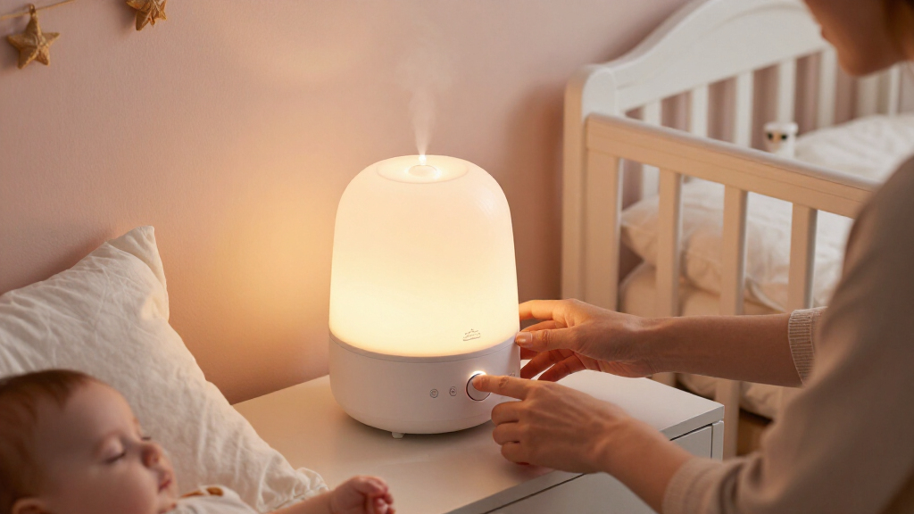 humidifiers for baby rooms with night lights