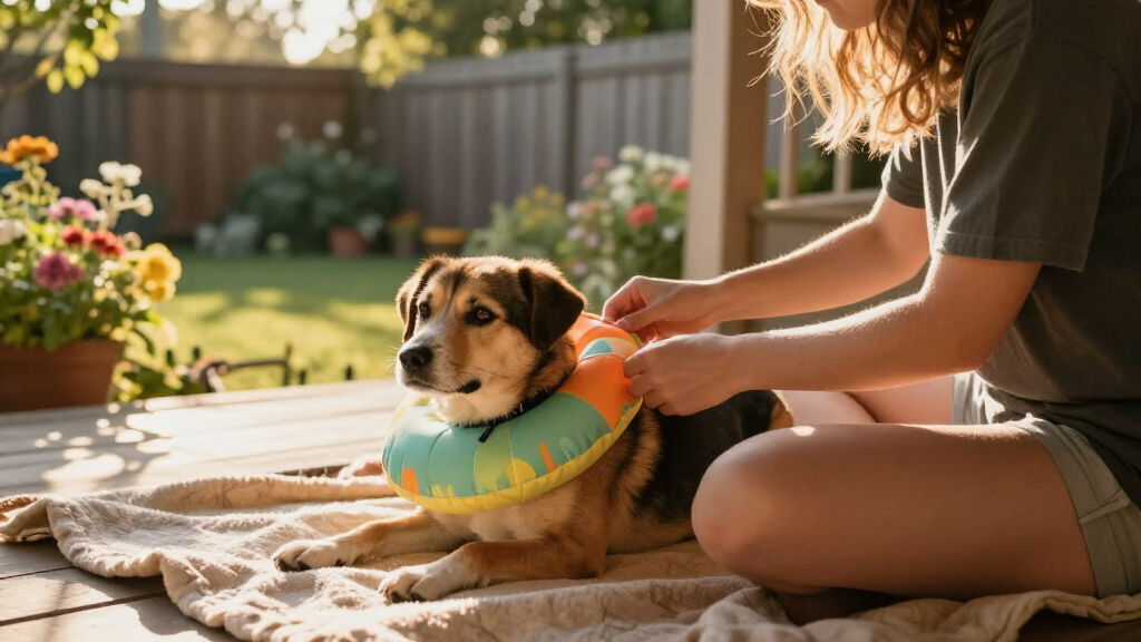 inflatable dog cone alternative