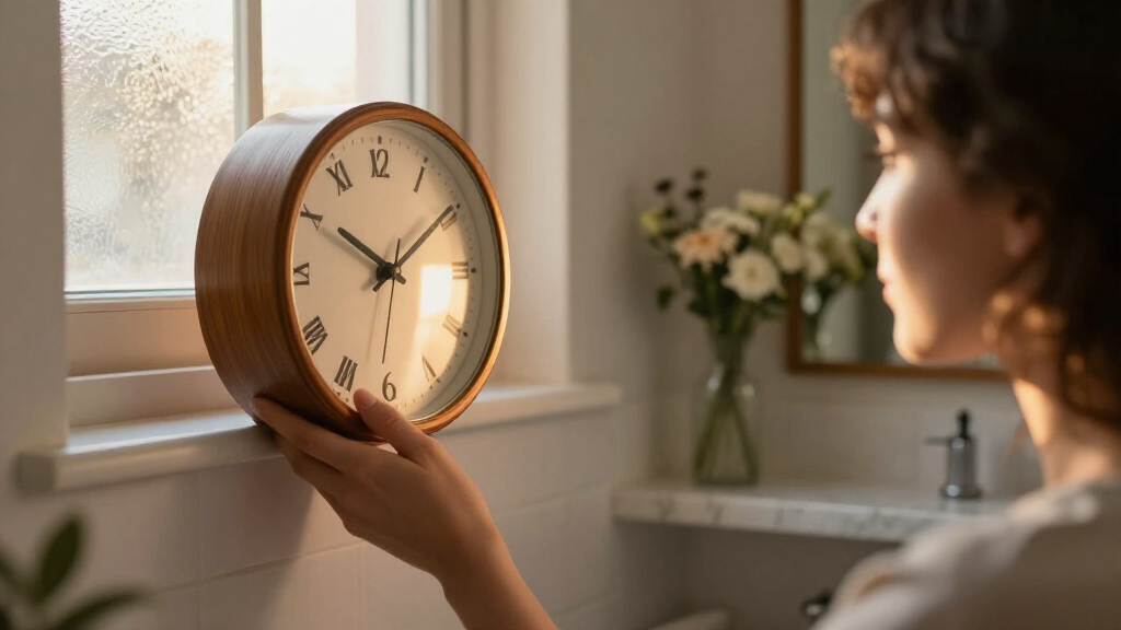 best bathroom clocks