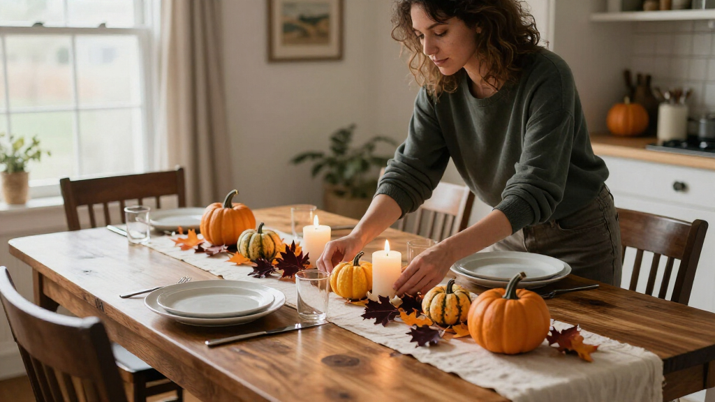 Halloween table decorations