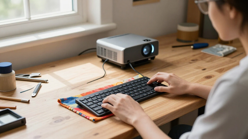 best bluetooth keyboard for projector sewing