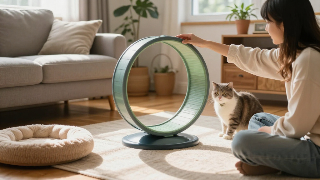cat exercise wheels for indoor cats